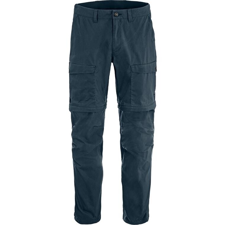 Fjällräven Mens Abisko Hybrid Trail Trousers Zip-off (Blå (NAVY/560) 44)