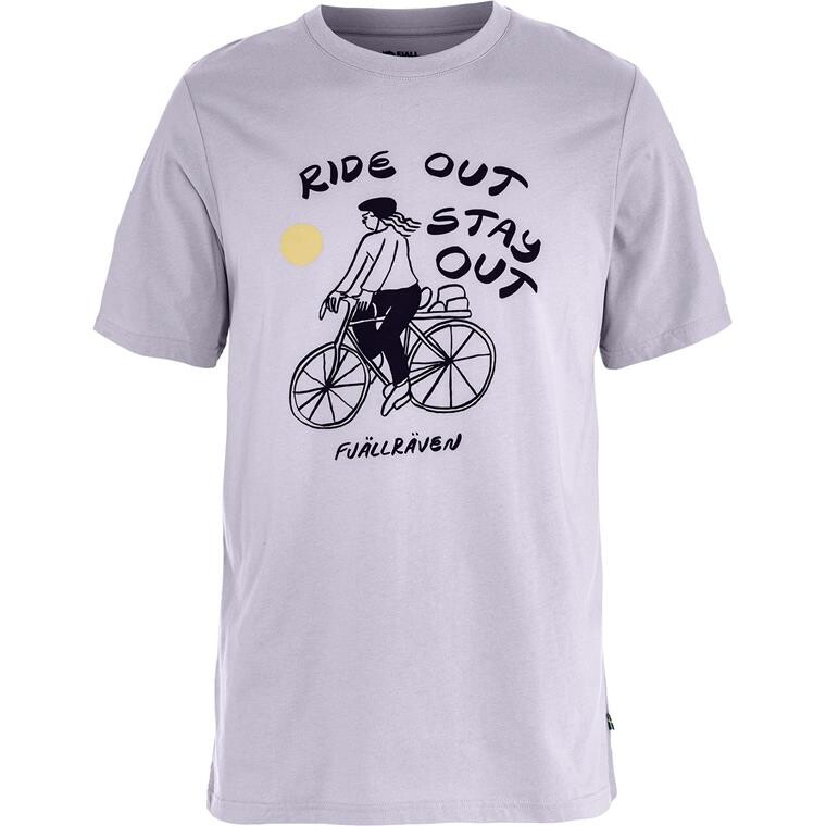 Fjällräven Mens Hoja Iväg T-shirt (Lilla (LAVENDER MIST/452) X-small)