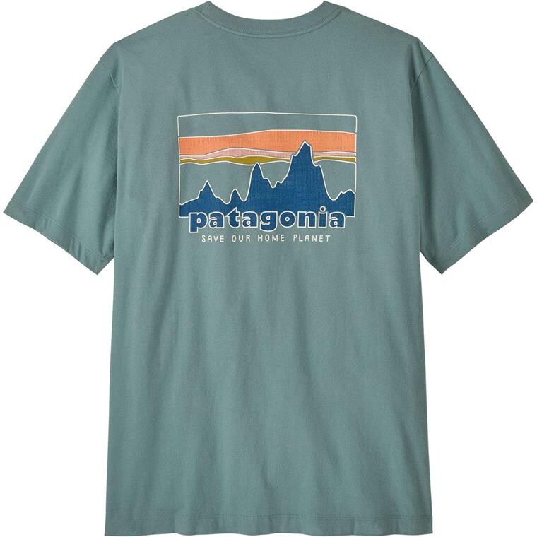 Patagonia Mens 73 Skyline T-shirt (Blå (BLUE SAGE) Small)
