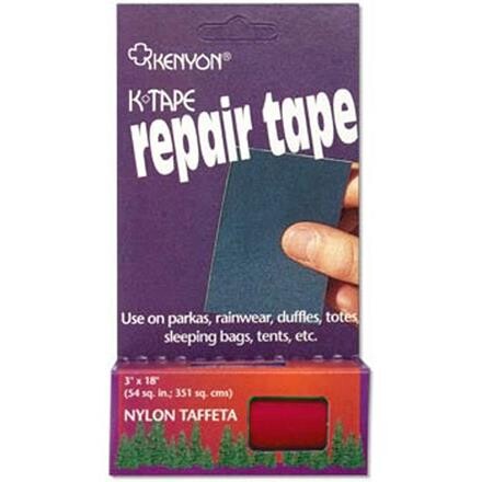 Rengøring af jordslået telt — vask, vedligeholdelse og imprægnering 5 Kenyon Repair tape Ripstop 3x18"