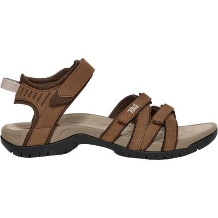 Teva Tirra Leather Sandal Dame - Brun
