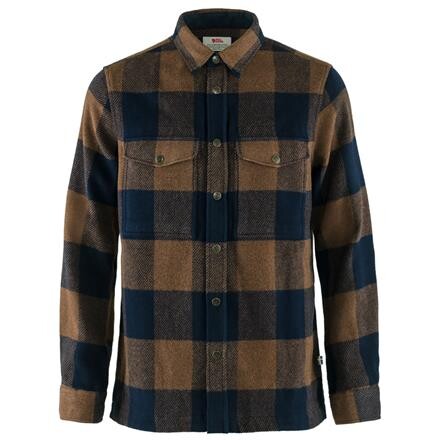 Fjällräven Mens Canada Shirt  (Blå (CHESTNUT-DARK NAVY/230-555) Medium)