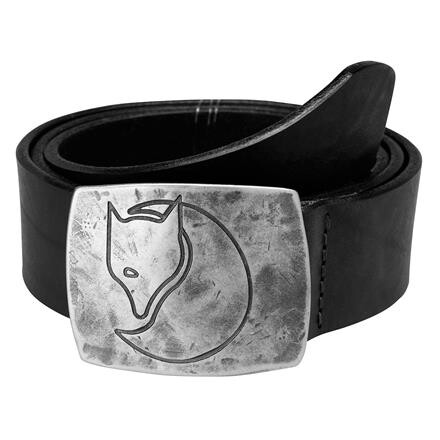 Fjällräven Murena Silver Belt Læderbælte - Sort