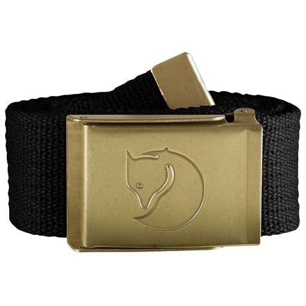 Fjällräven Canvas Brass Belt 4 cm - Sort