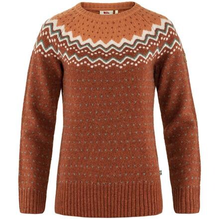 Fjällräven Övik Knit Sweater Dame - Orange