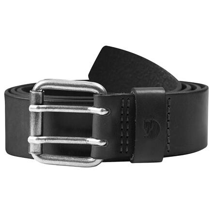 Fjällräven Singi Two-Pin Belt Læderbælte - Sort