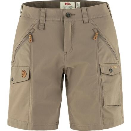 Fjällräven Nikka Shorts Curved Dame - Brun