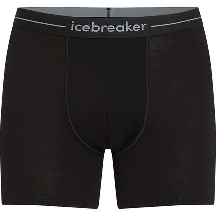 Icebreaker Anatomica Merino Boxershorts - Sort