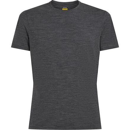 Icebreaker Mens Merino 150 Anatomica S/S Crewe (Grå (JET HTHR) Medium)