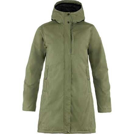 Fjällräven Kiruna Padded Parka Dame - Grøn
