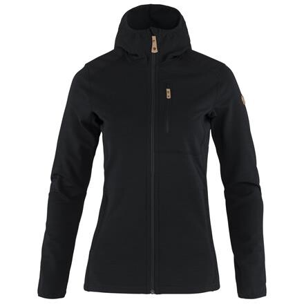Fjällräven Keb Fleece Hoodie Dame - Sort