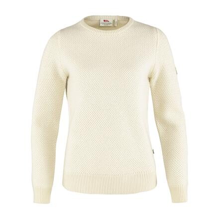 Fjällräven Övik Structure Sweater Dame - Hvid