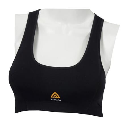 Aclima Womens HotWool 230 g Sports Top (Sort (BLACK) X-small)