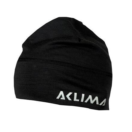 Aclima LightWool Beanie (Sort (JET BLACK) One size)