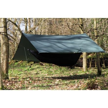 DD Hammocks SuperLight Tarp 3x2,9 m - Grøn