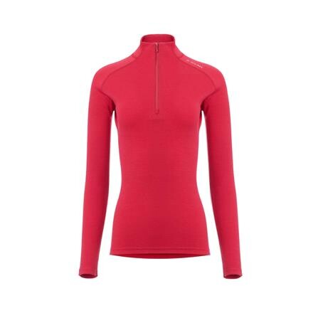 Aclima Womens Warmwool Mock Neck Shirt  (Rød (JESTER RED) X-large)