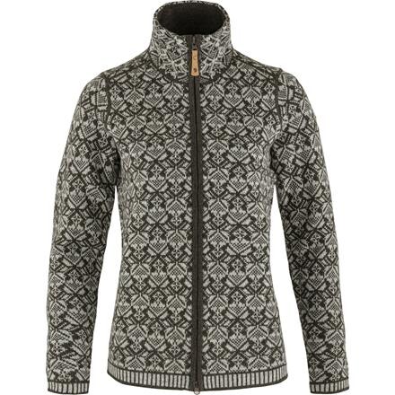 Fjällräven Snow Cardigan Dame Uldtrøje - Grøn
