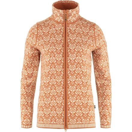 Fjällräven Snow Cardigan Dame Uldtrøje - Brun