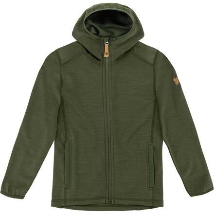 Fjällräven Kids Keb Fleece Hoodie - Grøn
