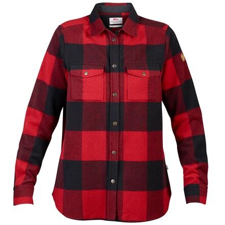 Fjällräven Canada Shirt LS Dame - Rød