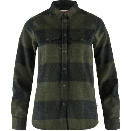 Fjällräven Canada Shirt LS Dame - Grøn