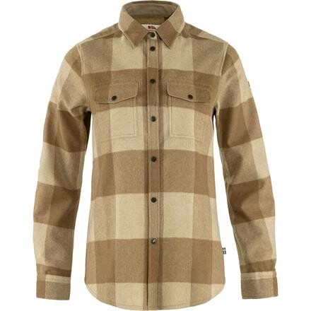 Fjällräven Canada Shirt LS Dame - Brun
