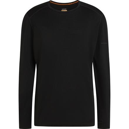 Icebreaker Mens Merino 200 Oasis L/S Crewe (Sort (BLACK) Small)