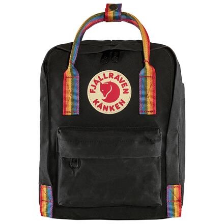 Fjällräven Kånken Rainbow Mini (Sort (BLACK-RAINBOW PTRN/550-907) One size)