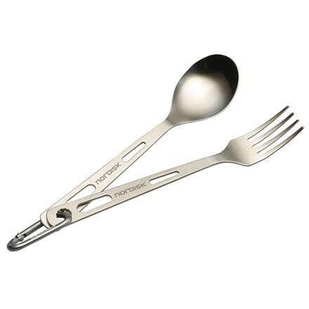 Nordisk Titan Cutlery 2 stk Titanium Bestik
