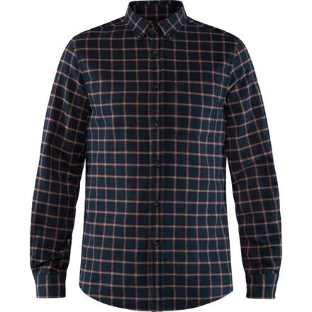 Fjällräven Mens Övik Flannel Shirt (Blå (DARK NAVY/555) X-small)