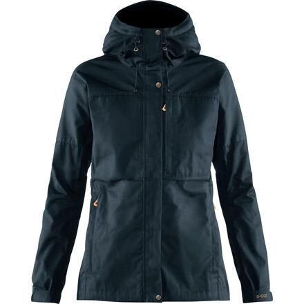 Fjällräven Kaipak Softshell Jakke Dame - Blå