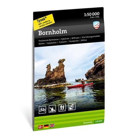 Calazo Bornholm Friluftkort 1:50.000
