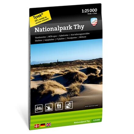 Calazo Nationalpark Thy Vandrekort 1:25.000