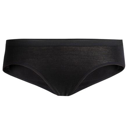 Icebreaker Siren Hipkini Dame Merinould Trusse - Sort
