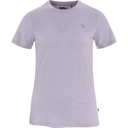 Fjällräven Abisko Wool T-shirt Dame - Lilla
