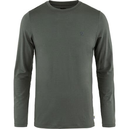 Fjällräven Mens Abisko Wool L/S  (Grå (BASALT/050) X-small)