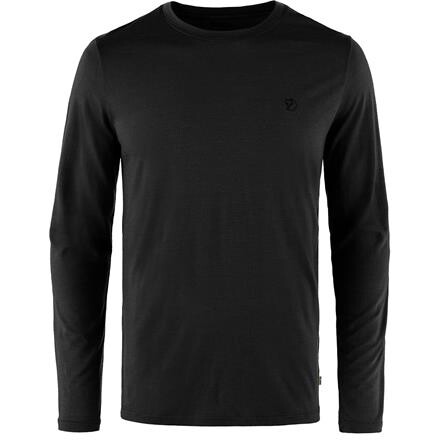 Fjällräven Abisko Wool L/S Trøje Mænd - Sort