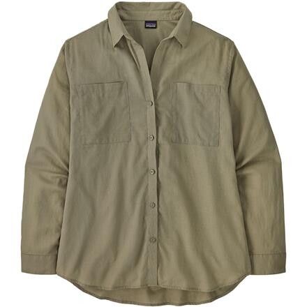 Patagonia LW A/C Buttondown Skjorte Dame - Grøn