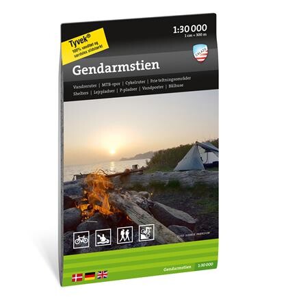 Calazo Gendarmstien Vandrekort 1:30.000
