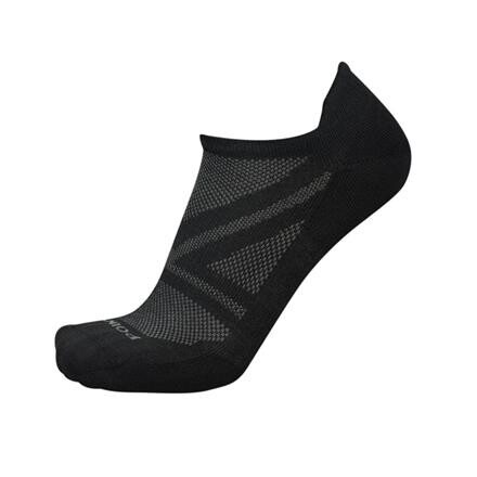 Point6 Ghost Runner Ultra Light No-Show Sok - Sort