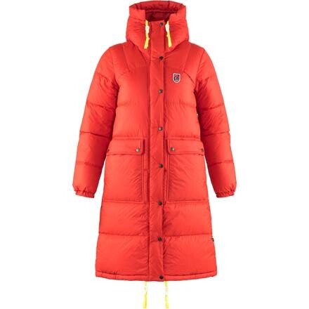 Fjällräven Expedition Long Down Parka Dame - Rød