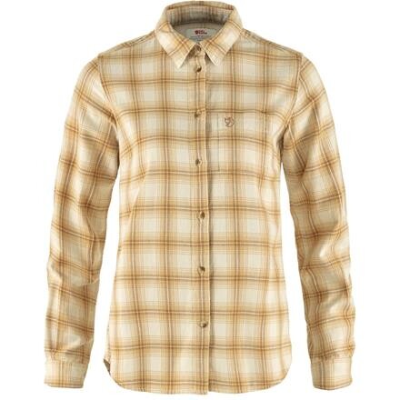 Fjällräven Övik Flannel Shirt Dame - Hvid