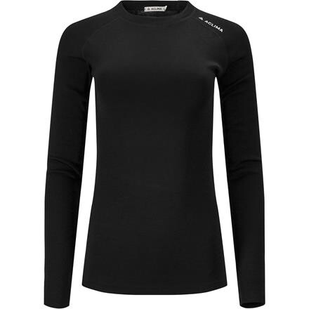 Aclima WarmWool Crew Neck Dame Uldtrøje - Sort