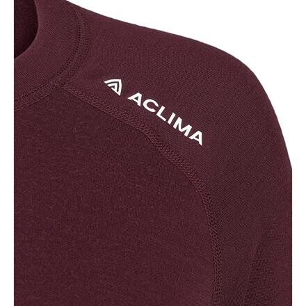 Aclima WarmWool Crew Neck Dame Uldtrøje - Lilla