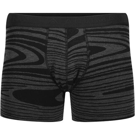 Aclima Mens WarmWool Boxer Shorts (Sort (BLACK MOTION) X-small)