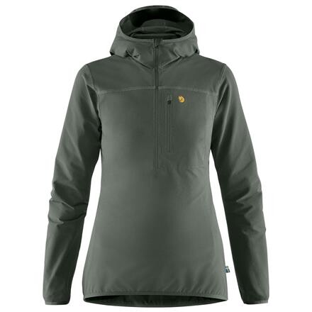 Fjällräven Bergtagen Stretch Half Zip Dame - Grå