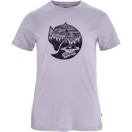 Fjällräven Abisko Wool Fox T-shirt Dame - Lilla