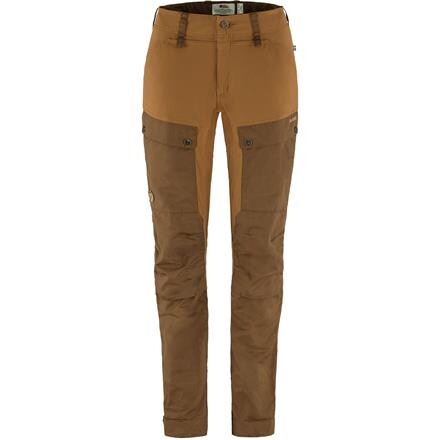 Fjällräven Womens Keb Trousers Curved Short  (Brun (TIMBER BROWN-CHESTNUT/248-230) 32)