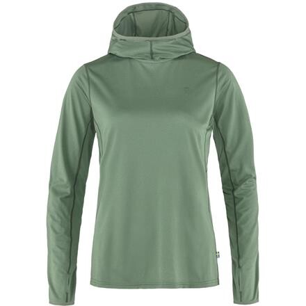 Fjällräven Abisko Sun-hoodie Dame - Grøn