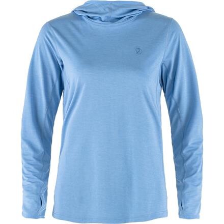 Fjällräven Abisko Sun-hoodie Dame - Blå
